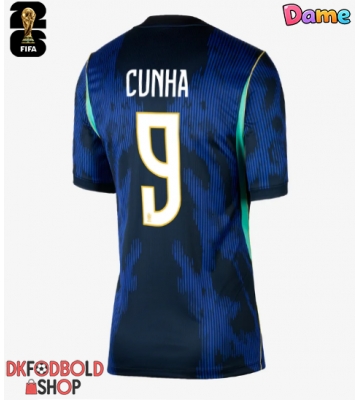 Brasilien Matheus Cunha #9 Udebanetrøje Dame VM 2026 Kort ærmer